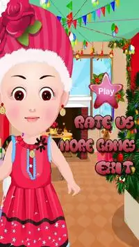 Baby Doll Christmas Dress Up Game for Play Screen Shot 0