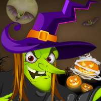 Strega Angry vs zucca: spaventoso gioco Halloween