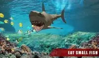 怒っている白いサメ攻撃の世界：狩り海の生活 Screen Shot 16