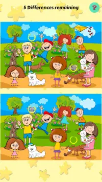 Find Differences Kids Game Screen Shot 1