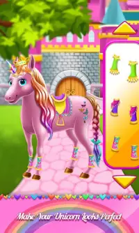 Princess Unicorn Care and DressUp Screen Shot 2