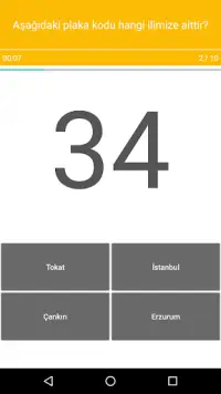Harita Oyunu: Türkiye - Şehir  Screen Shot 4