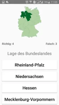 Deutschland Quiz - mit 4 Themen Screen Shot 5
