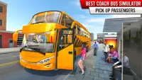 Coach Bus Driving Sim Games Screen Shot 2