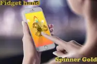 Fidget hand spinner gold Screen Shot 0
