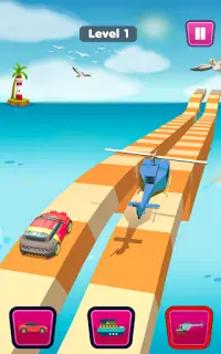 Machine Switch Transform Racing Game 3D Screen Shot 0