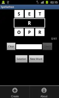 Spellathon Puzzle & Scrabble Helper Screen Shot 1