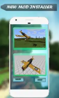 War Plane Minecraft Addon MCPE Screen Shot 0