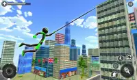 Superhero Stickman Rope Hero - Gangster Crime Game Screen Shot 9