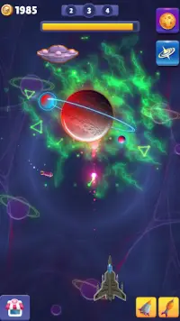 Idle Space war : Space Destroyer Game Screen Shot 4