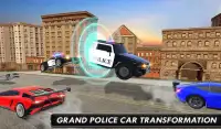 US Police Car Driving Crime City Transform Race 3D Screen Shot 11