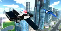 Вождение летающих авто полиции Screen Shot 2