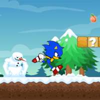 Fast Blue Runner Blue Hedgehog Dash Christmas