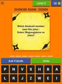 Shinobi Trivia: Naruto Screen Shot 17