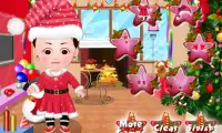 赤ん坊エマクリスマスドレスアップ Screen Shot 1