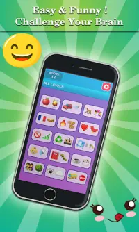 Emoji Games  :  Word by Picture Free Guessing Game Screen Shot 0