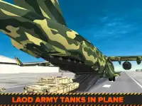 Army Cargo Plane Airport 3D Screen Shot 8
