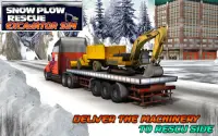 Winter-Schnee Rettungs-Bagger Screen Shot 0