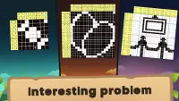 Logic Art Square - Japanese Puzzles. Paint Pixel Screen Shot 3