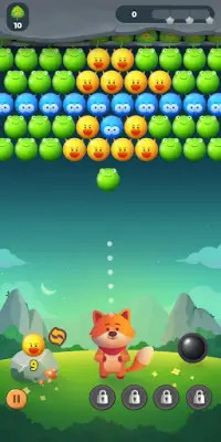 Fox Bubble Shooter - Bubble Game Screen Shot 3