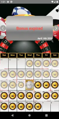 Gambling Calendar Screen Shot 4