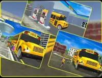 School Bus Driver - Impossible Metro City Driving Screen Shot 5