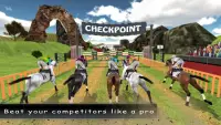 Real Racing Horse & Jumping Simulator 2018 Pro Screen Shot 10