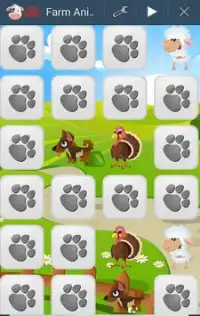 Matching Game Farm Animals Screen Shot 6