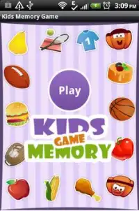 Kids Memory Game Pairs Free Screen Shot 0