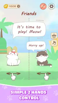 Duet Kitties: Cute Music Game Screen Shot 13
