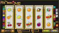 slot machine five reel slam Screen Shot 2