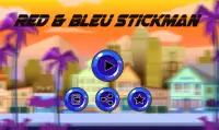 Red and Blue Stickman Fight Screen Shot 0