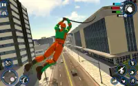 Flying Robot City Hero - Real Gangster Crime Game Screen Shot 1