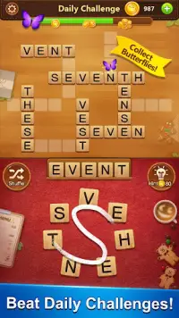 Word Cafe - A Crossword Puzzle Screen Shot 2