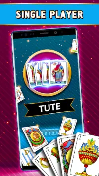 Tute Offline - Single Player Card Game Screen Shot 0