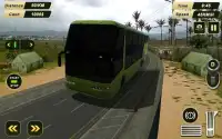 Army Bus Driver Coach 2018 - US Army Transporter Screen Shot 9
