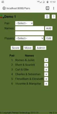 Bridge Scorer Screen Shot 2