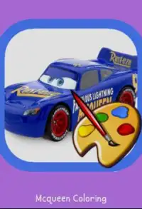 Mcqueen Coloring page games free Screen Shot 0