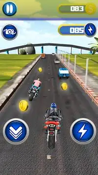 City Moto Racing: Up Hill 3D Screen Shot 2