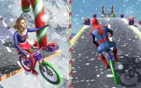 Superhero BMX Stunts Racer 2019-Bicycle Games Screen Shot 3
