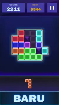 Glow Puzzle Blok - permainan p Screen Shot 4