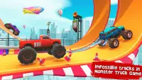 Top Monster Truck Stunts: Off Road Car Racing Game Screen Shot 2