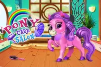 Pink Baby Pony Trang điểm & Chăm sóc Game Screen Shot 0