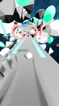 Neon Ball Run - Casual 3d runner game Screen Shot 2