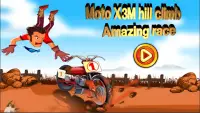 Moto XM hill climb - Amazing race Screen Shot 0