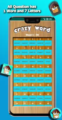CRAZYWORD ▲ UNIQUE WORD GAME (Filipino, English) Screen Shot 7
