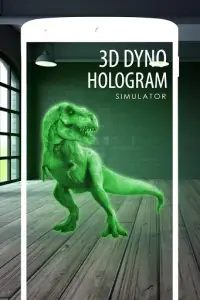 3Д дино голограмма симулятор - prank game Screen Shot 0
