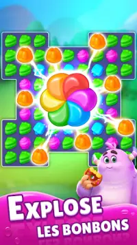 Sweet Crunch - Jeux de match-3 Screen Shot 2