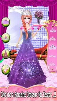 Easter Princess Stunning Spa games for girls Screen Shot 2