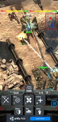 Mech Front Assault: Tank RTS Screen Shot 6